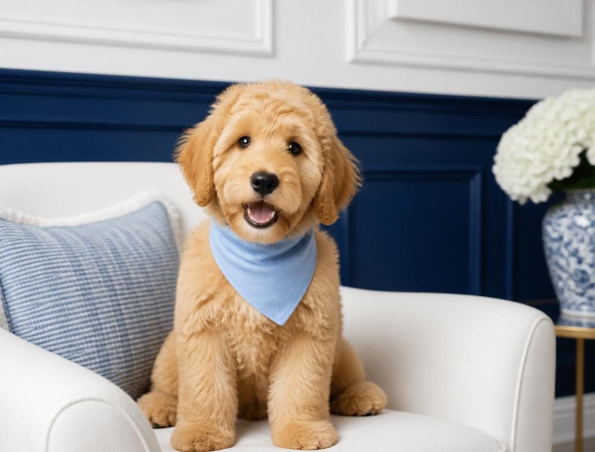 Dog grooming transformation by Pretty Paws Qatar